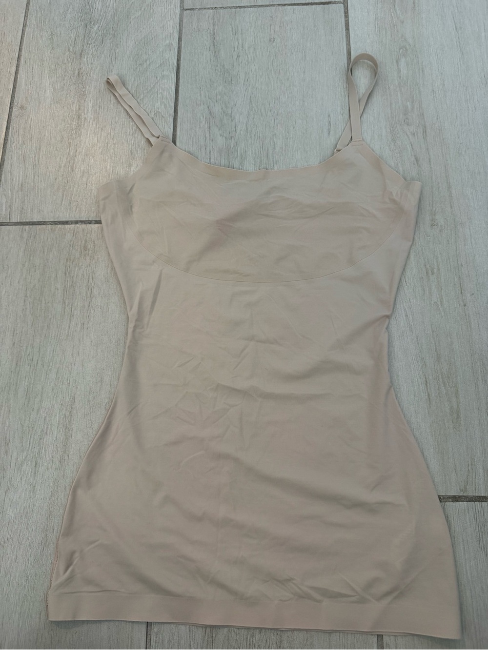 SPANX Nude Beige Seamless Cami slip